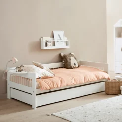 Lifetime Eenpersoonsbed Breeze Wit met Deluxe Lattenbodem