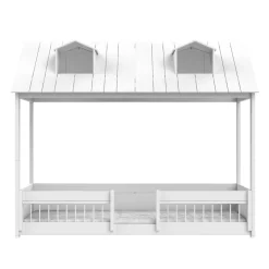 Lifetime Huisbed 2-in-1 Beach House met Deluxe Lattenbodem Wit