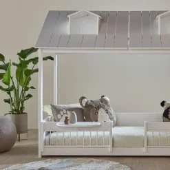 Lifetime Huisbed 2-in-1 Beach House met Deluxe Lattenbodem Wit