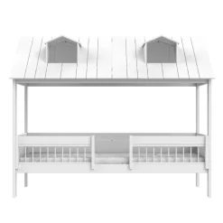 Lifetime Huisbed 2-in-1 Beach House met Deluxe Lattenbodem Wit