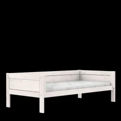 Lifetime 4-in-1 Bed met Dakframe voor Stofdak met Deluxe Lattenbodem Whitewash