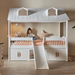 Lifetime Kajuitbed Beach House met Deluxe Lattenbodem Wit