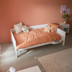 Lifetime Original Eenpersoonsbed met Deluxe Lattenbodem Wit 120x200 cm