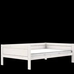 Lifetime Original Eenpersoonsbed met Deluxe Lattenbodem Whitewash 120x200 cm