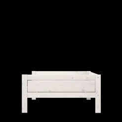 Lifetime Original Eenpersoonsbed met Deluxe Lattenbodem Whitewash 120x200 cm