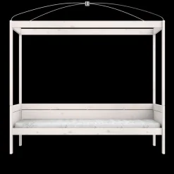 Lifetime Original Eenpersoonshemelbed met Deluxe Lattenbodem Whitewash