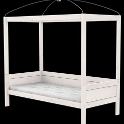 Lifetime Original Eenpersoonshemelbed met Standaard Lattenbodem Whitewash