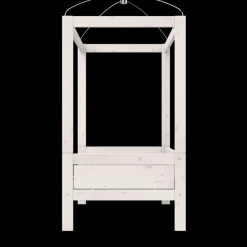 Lifetime Original Eenpersoonshemelbed met Standaard Lattenbodem Whitewash