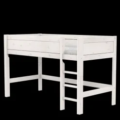 Lifetime Original Halfhoogslaper met Standaard Lattenbodem Whitewash