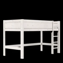 Lifetime Original Halfhoogslaper met Deluxe Lattenbodem Whitewash