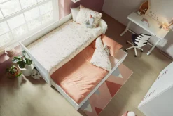 Lifetime Original Kajuitbed met Logeerbed en Bedlade met Standaard Lattenbodem Whitewash