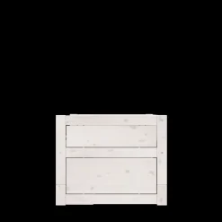 Lifetime Original Kajuitbed met Opberging met Standaard Lattenbodem Whitewash