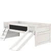 Lifetime Original Kajuitbed Climb & Slide met Standaard Lattenbodem Whitewash