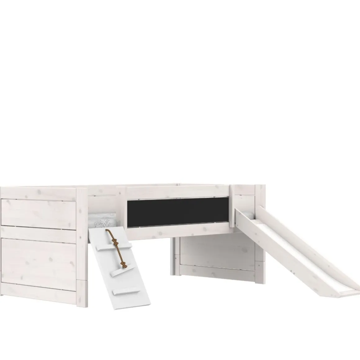 Lifetime Original Kajuitbed Climb & Slide met Standaard Lattenbodem Whitewash
