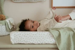 Little Dutch Aankleedkussenhoes Hydrofiel Blueberry Leaves