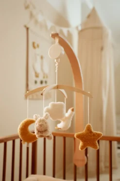 Little Dutch Houten muziekmobiel Newborn Naturals