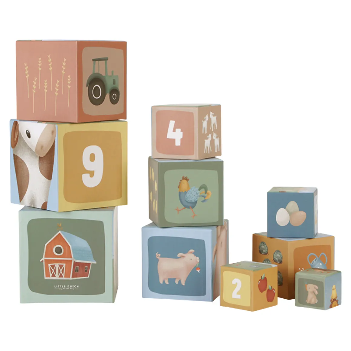 Little Dutch Kartonnen Stapeltoren Little Farm FSC