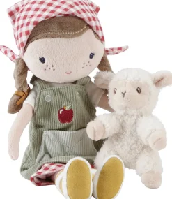 Little Dutch Knuffelpop Boerin Rosa met schaap 35cm
