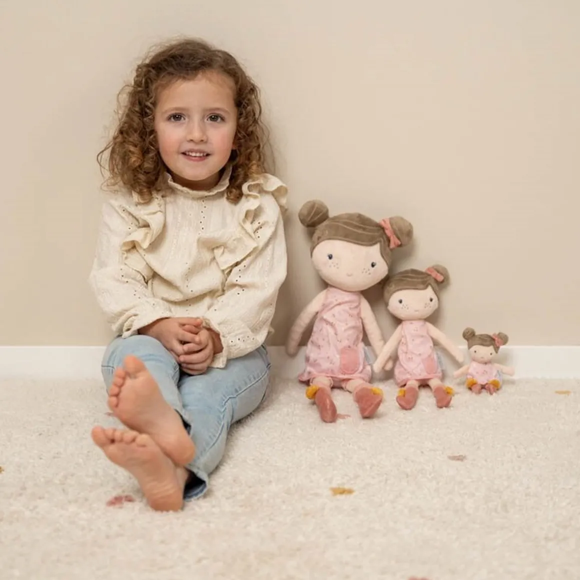 Little Dutch Knuffelpop Rosa 50cm