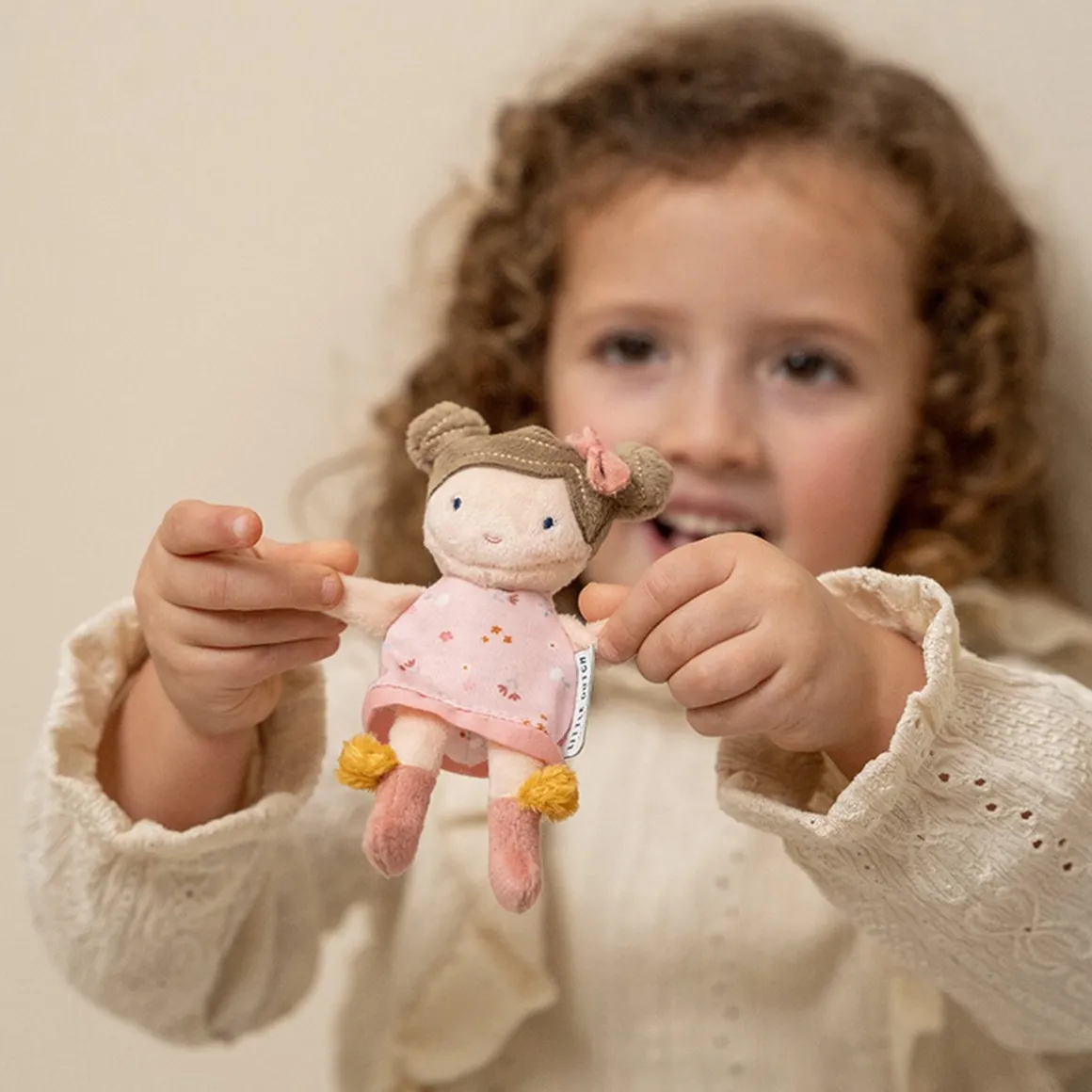 Little Dutch Knuffelpop Rosa 10cm