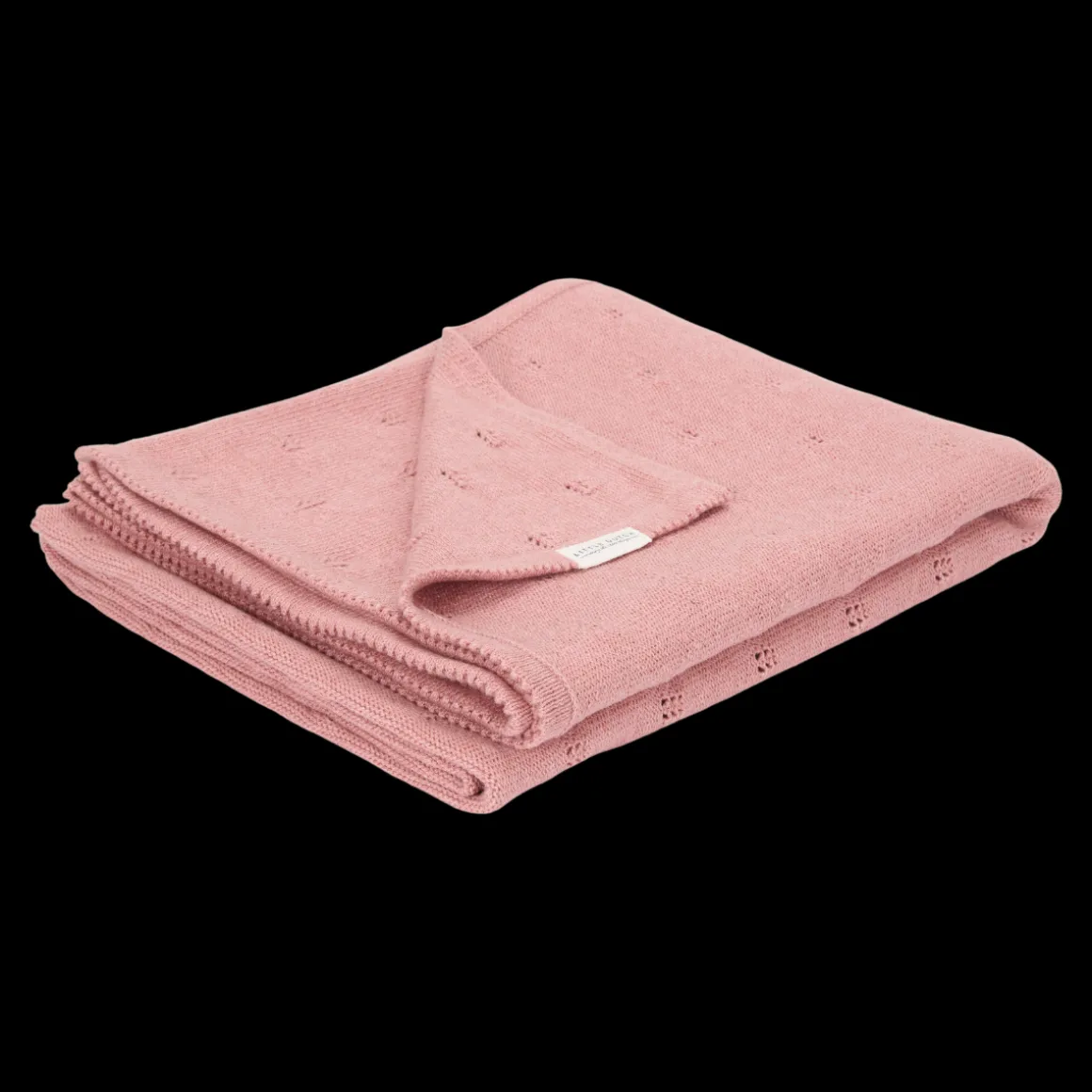 Little Dutch Ledikantdeken Gebreid Pure Pink Blush 110x140 cm