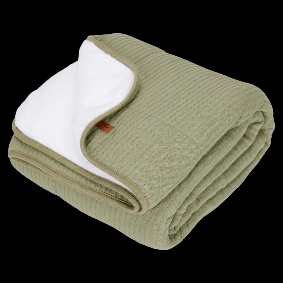 Little Dutch Ledikantdeken Pure & Soft Olive