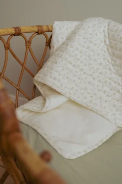 Little Dutch Ledikantdeken 110x140 cm Blueberry Leaves