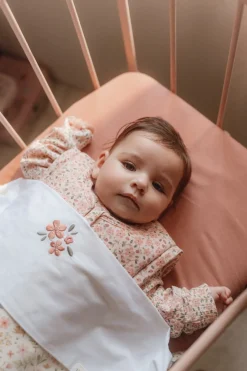 Little Dutch Ledikantlaken Fairy Flowers Geborduurd