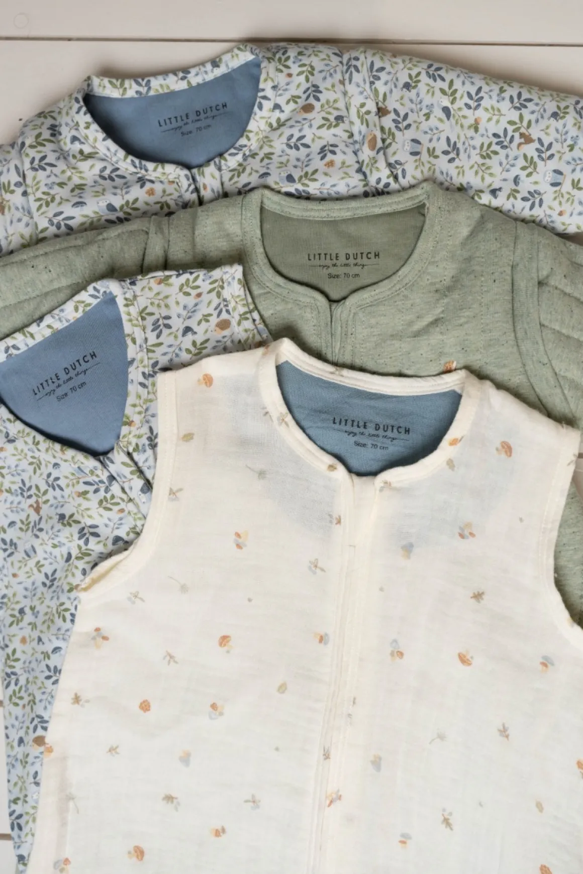 Little Dutch Slaapzak Zomer Hydrofiel 90 cm Forest Treasures