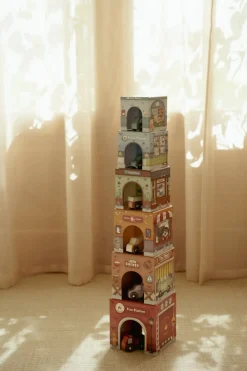 Little Dutch Stapeltoren incl. 6 auto's
