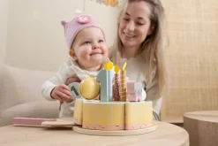 Little Dutch Verjaardagstaart Roze FSC