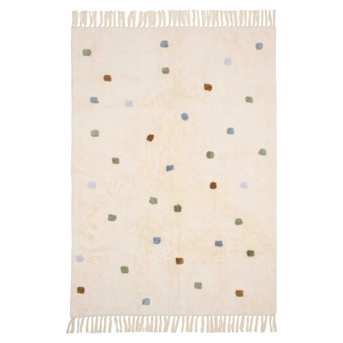 Little Dutch Vloerkleed Dot Mixed Blue 120x170 cm