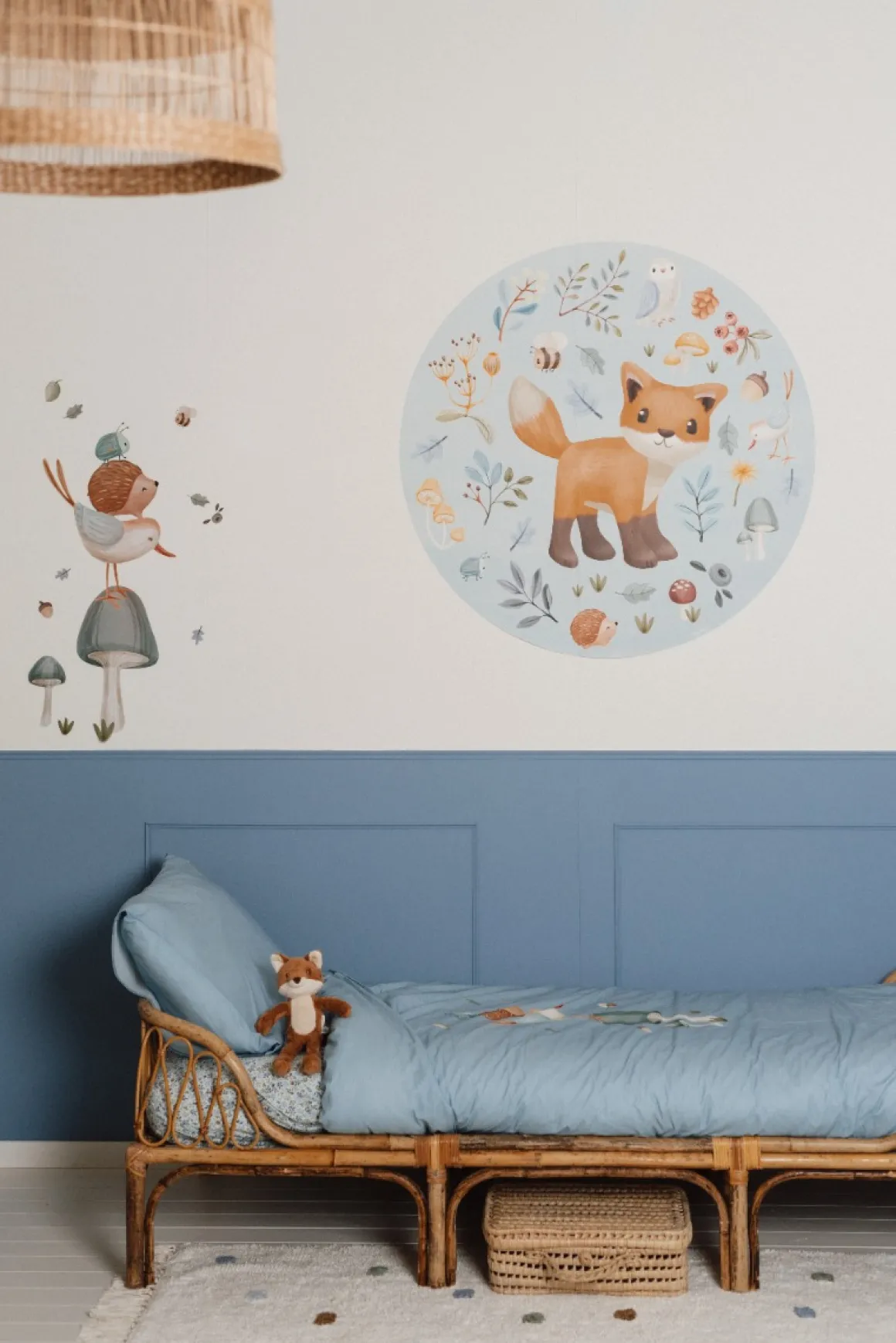 Little Dutch Vloerkleed Dot Mixed Blue 120x170 cm