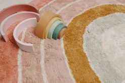 Little Dutch Vloerkleed Regenboog Pink