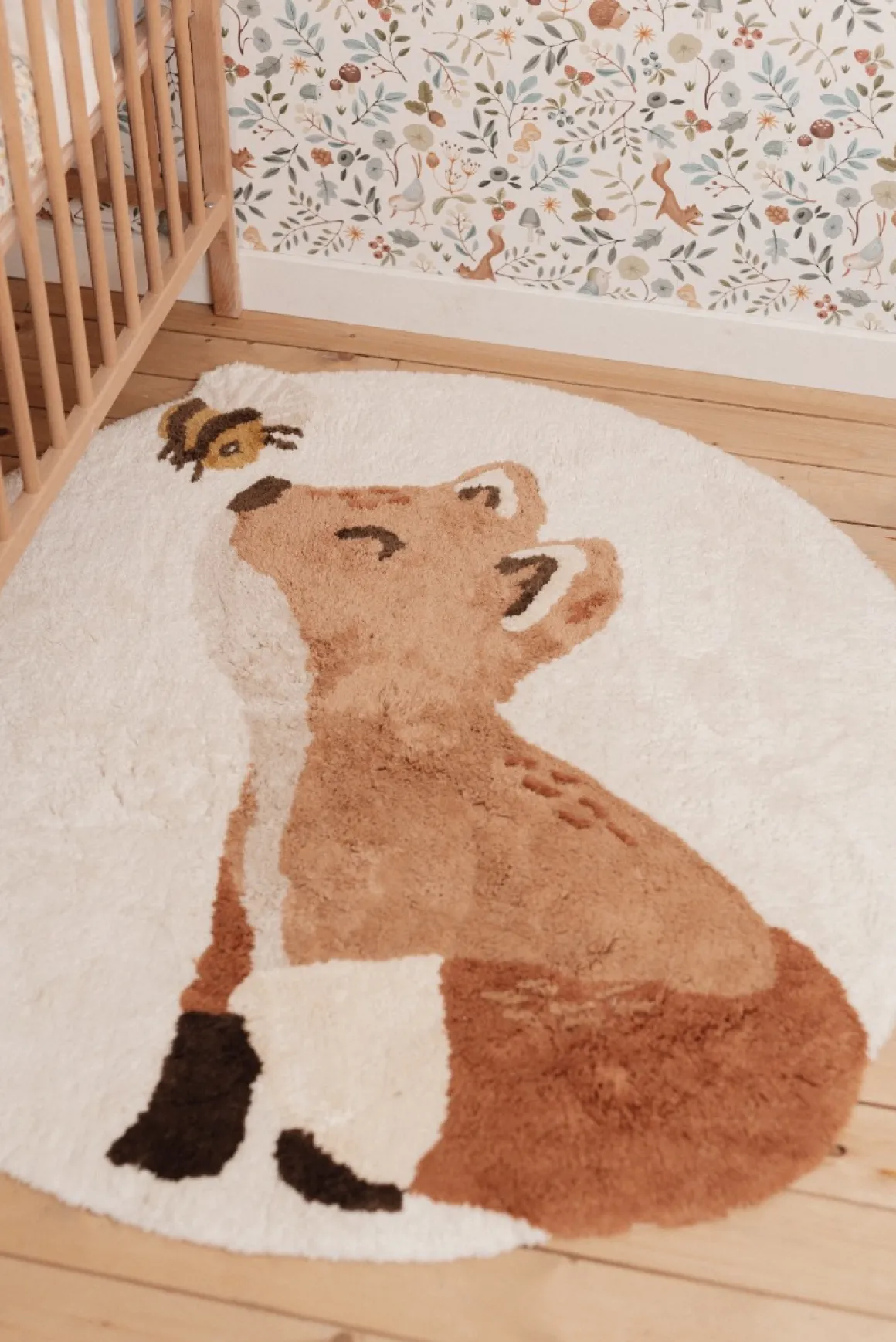 Little Dutch Vloerkleed Vos 110x110 cm