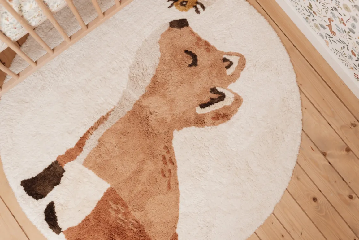 Little Dutch Vloerkleed Vos 110x110 cm