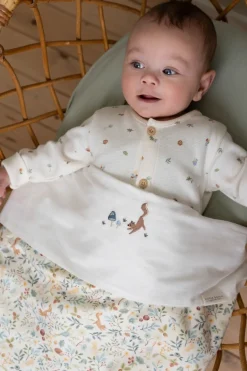 Little Dutch Wieglaken Mushrooms Geborduurd