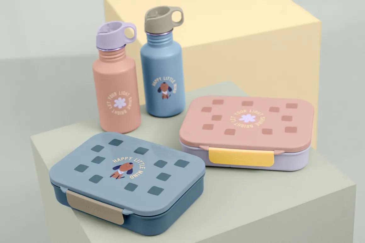 Lässig Bottle Stainless Steel Pattern Party Rose/Lilac