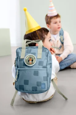 Lässig Mini Square Kinderrugzak Pattern Party Blue