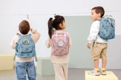 Lässig Mini Square Kinderrugzak Pattern Party Blue