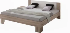 Martina Bed 160x200 + Nachtkastje Eiken Wit
