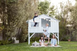 Mathy by Bols Boomhutbed Cement Grijs 90 x 190 cm