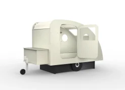 Mathy By Bols Caravanbed Parel Grijs 90 x 190 cm