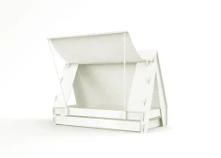 Mathy by Bols Tentbed met Slaaplade Wit 90 x 200 cm