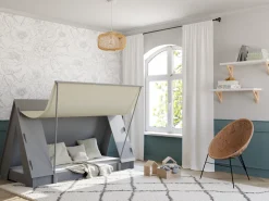 Mathy by Bols Tentbed met Slaaplade Wit 90 x 200 cm