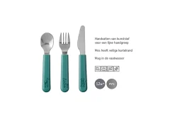 Mepal Kinderbestekset Mio 3-Delig - Flowers & Butterflies