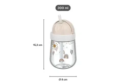 Mepal Rietjesbeker Mio 300 ml Sunshine & Rainbow