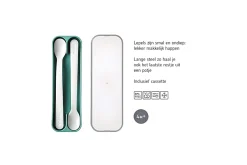 Mepal Set Babylepel Mio 2 Stuks - Flowers & Butterflies