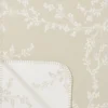 Meyco Baby Branches Ledikant Deken Geweven Sand 100x150 cm