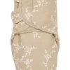 Meyco Baby Branches Swaddlemeyco Inbakerdoek Gevoerd Sand 0-3 Maanden